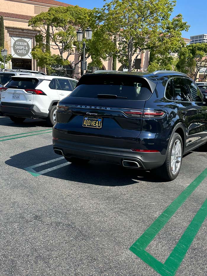 ADDHEAT vanity license plate