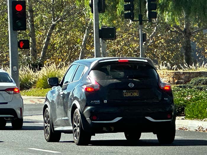 COACHNU vanity license plate