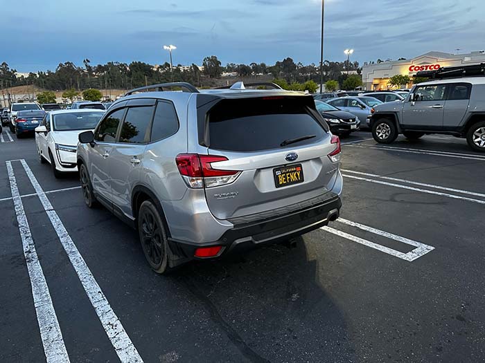 BEFNKY vanity license plate meaning Be Funky