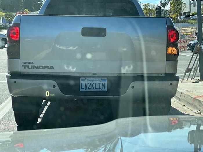 LV2KLIM vanity license plate meaning Love To Climb