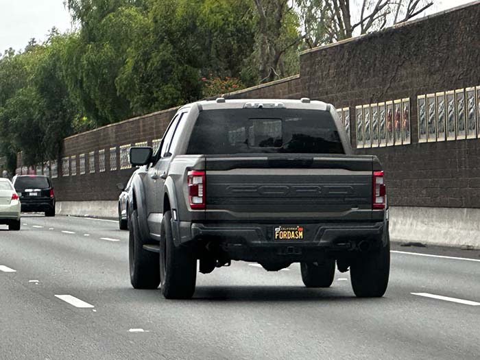 FORDASM vanity license plate