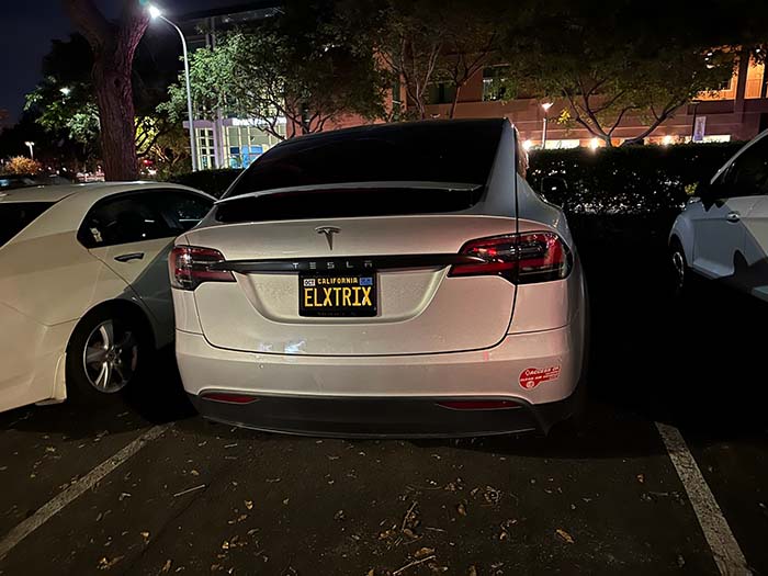 ELXTRIX vanity license plate meaning Electrics