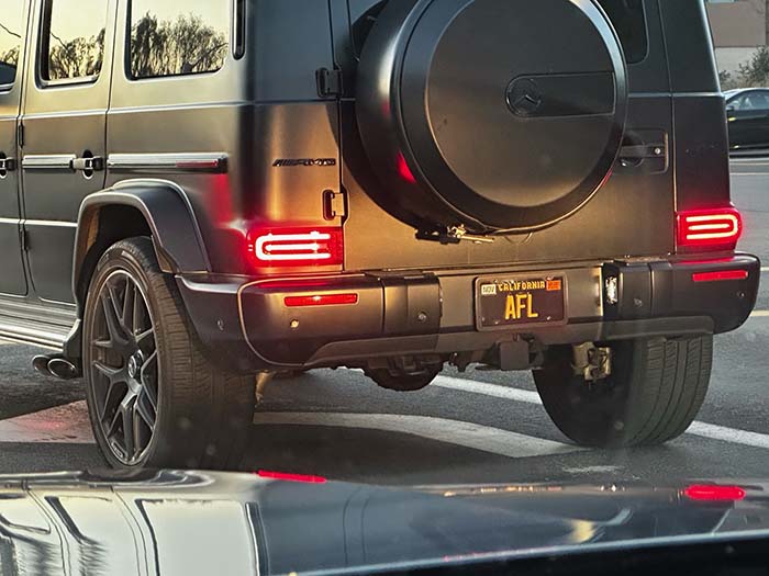 AFL vanity license plate meaning American Football League