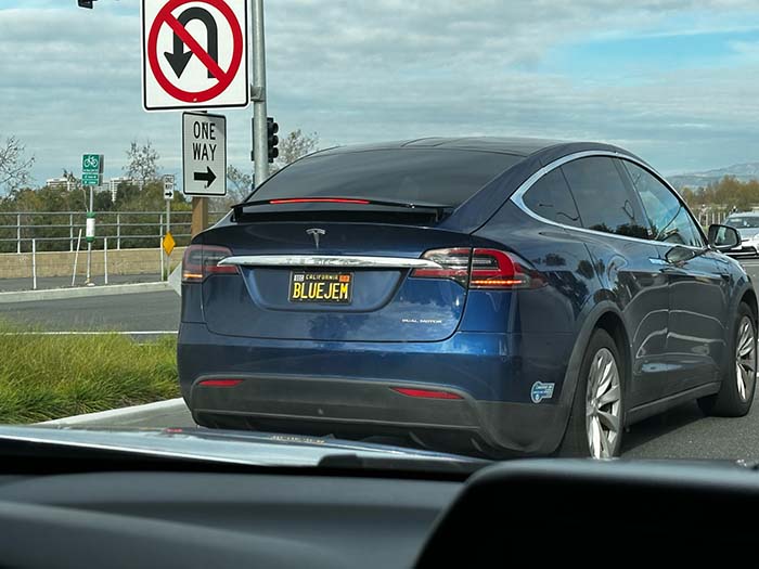 BLUEJEM vanity license plate meaning Blue Jem