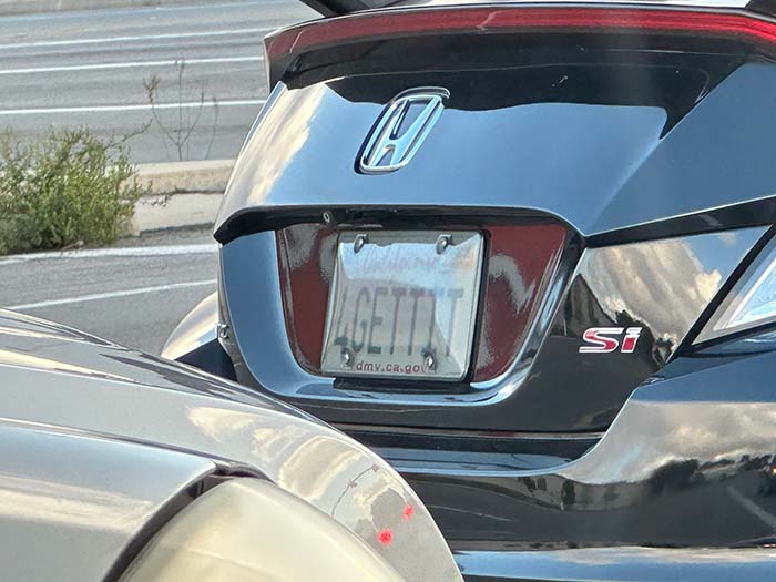 4GETTIT vanity license plate meaning Forget It