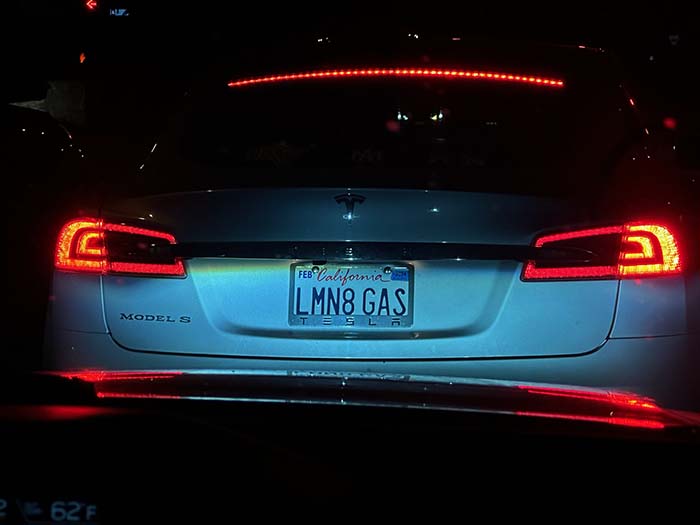LMN8GAS vanity license plate