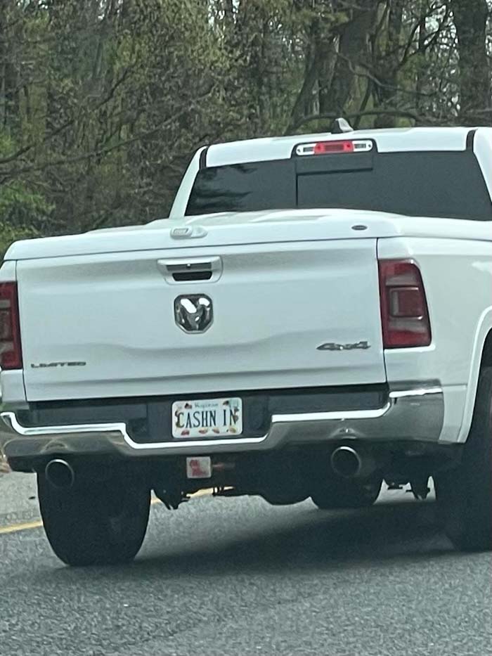 CASHNIN vanity license plate