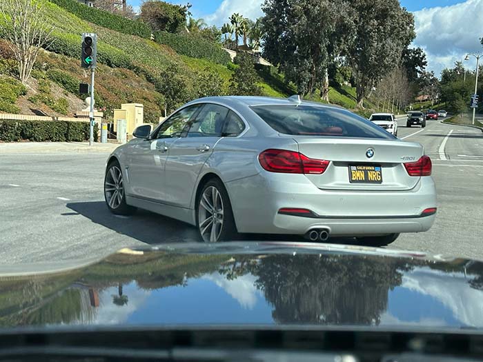 BMWNRG vanity license plate