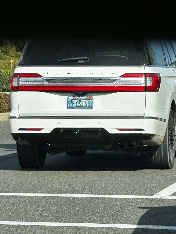 2FYST4U vanity license plate