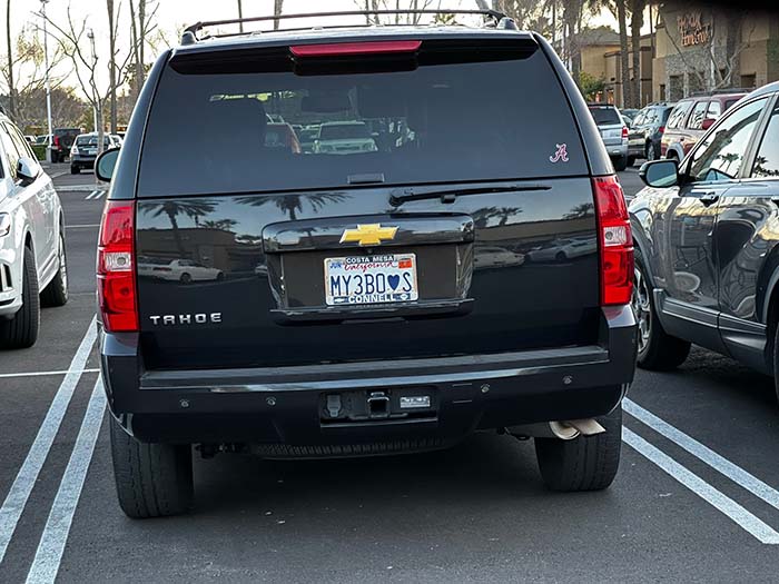 MY3BYS vanity license plate meaning Love My Three Boys