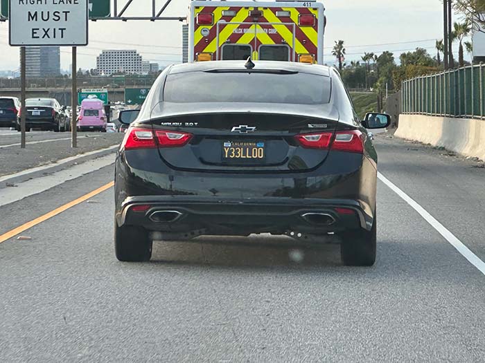 Y33LLOO vanity license plate meaning Helloooo?