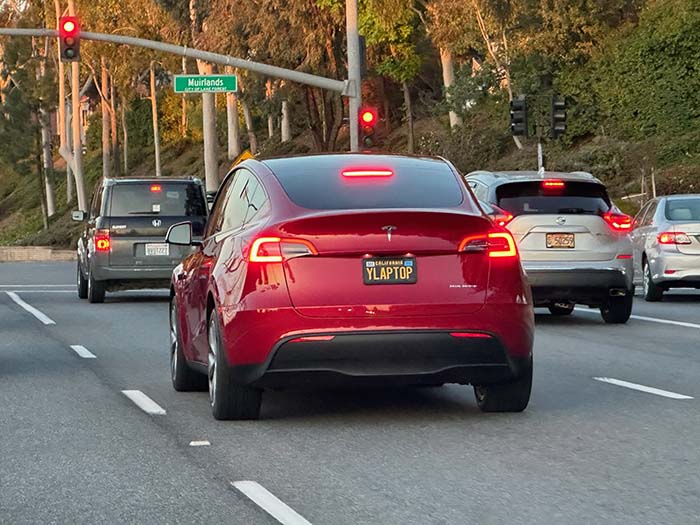 YLAPTOP vanity license plate meaning (Tesla Model) Y Laptop