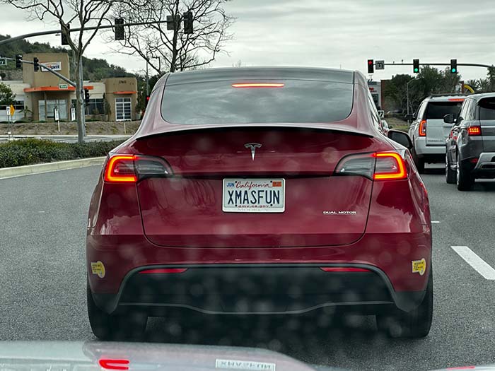 XMASFUN vanity license plate