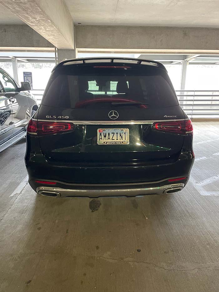AMAZIN1 vanity license plate