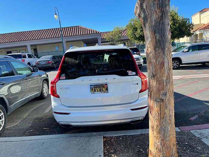 4EVRINC vanity license plate meaning Forever Inc.
