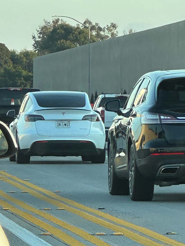 IMLST vanity license plate meaning I'm Lost (in Love)