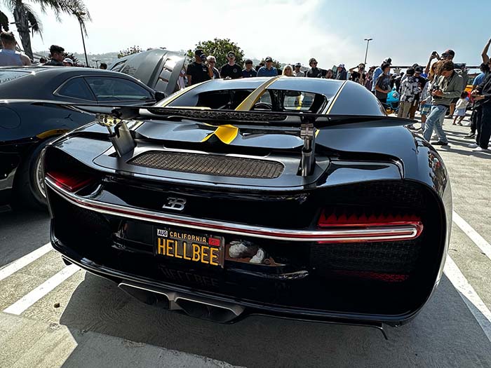 HELLBEE vanity license plate meaning Hellish Bugatti