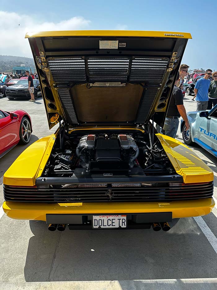 DOLCETR vanity license plate meaning Sweet (Ferarri) Testarosa
