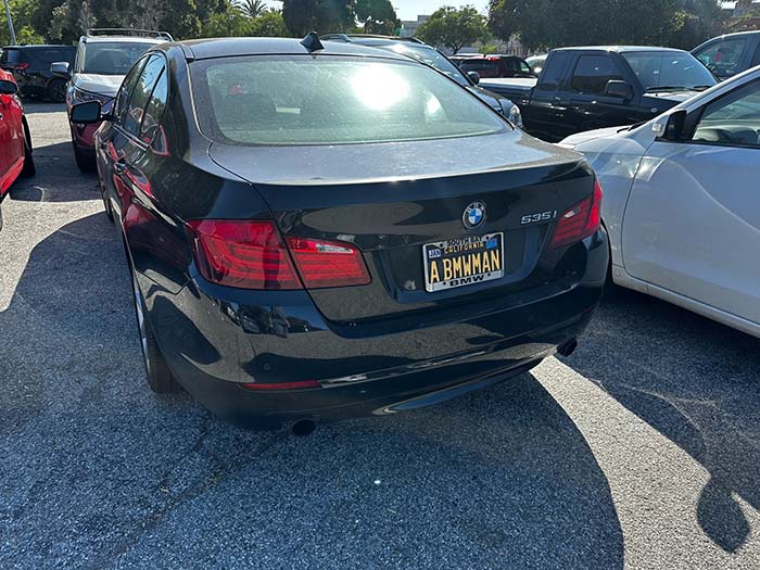 ABMWMAN vanity license plate meaning A BMW Man