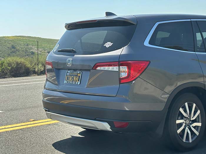 KINGNHL vanity license plate