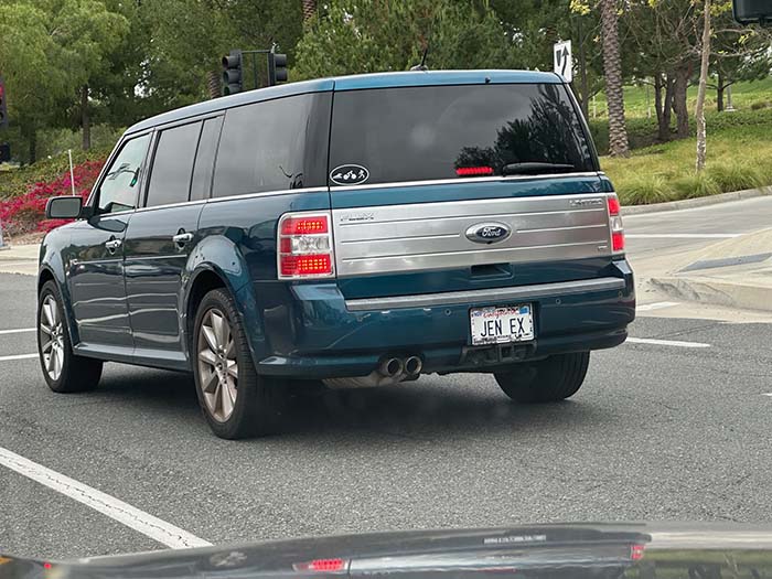 JENEX vanity license plate