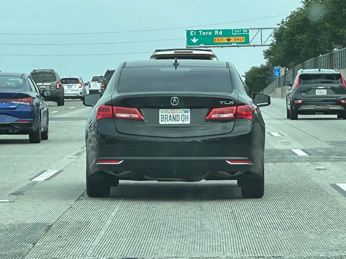 BRANDOH vanity license plate meaning Brando(n)