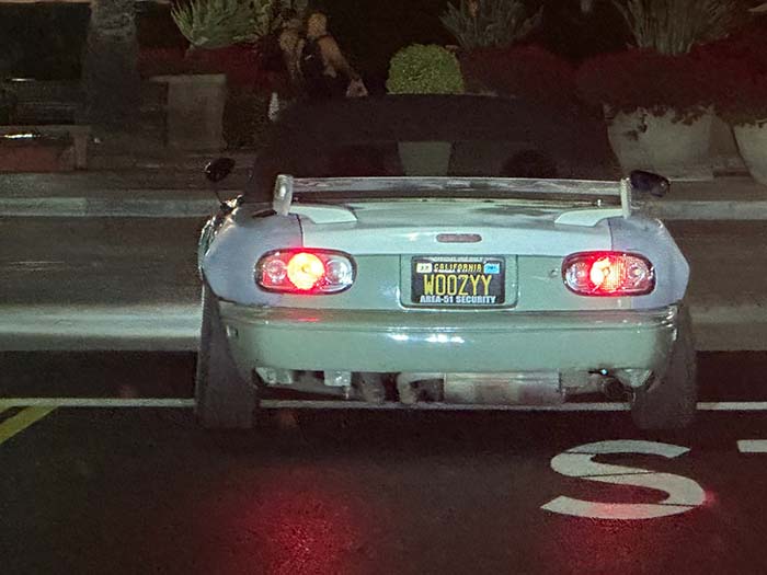WOOZZY vanity license plate meaning Woozy
