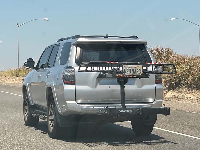 N2ONARC vanity license plate meaning Laughing Gas Narc