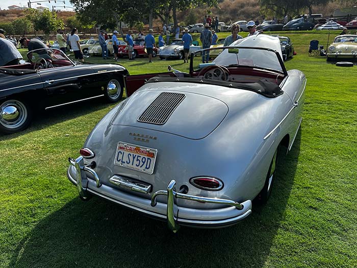CLSY59D vanity license plate meaning Classy 1959 (Porsche) 356D