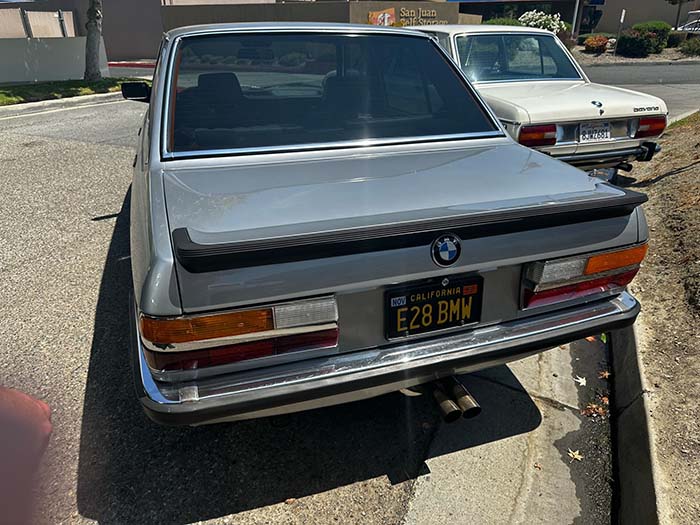 E28BMW vanity license plate meaning (chassis code) E28 BMW