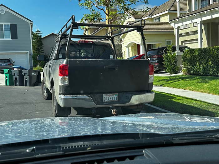 DRXFXIT vanity license plate