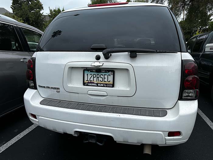 12PRSEC vanity license plate