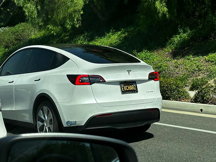 EVCHARZ vanity license plate meaning Electric Vehicle Charge