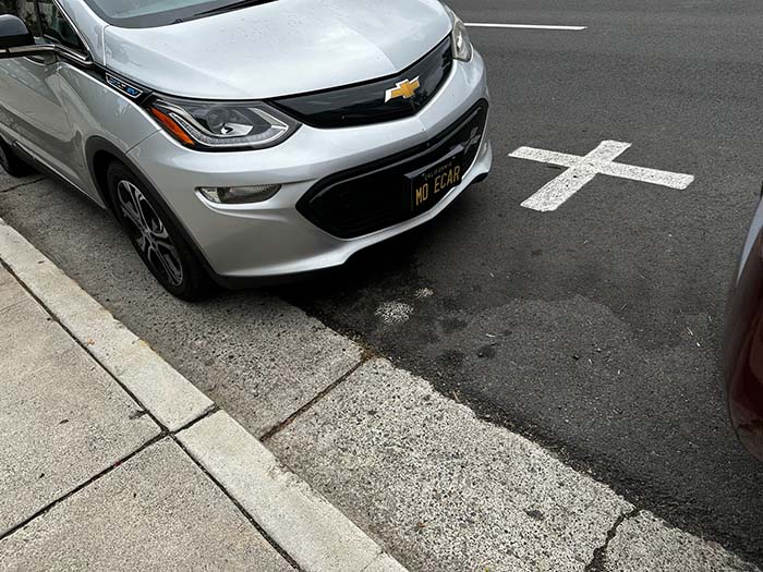 MDECAR vanity license plate meaning Doctor Electric Car
