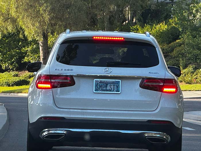 SMPLSTY vanity license plate meaning Simplicity