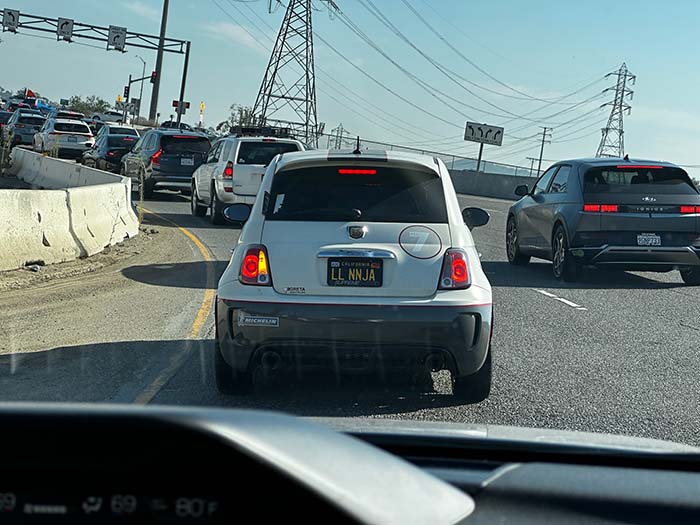 LLNNJA vanity license plate