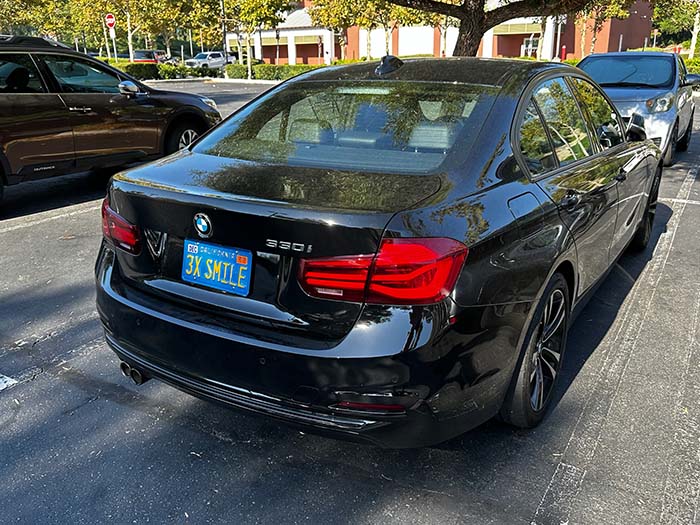 3XSMILE vanity license plate meaning Three Times Smile