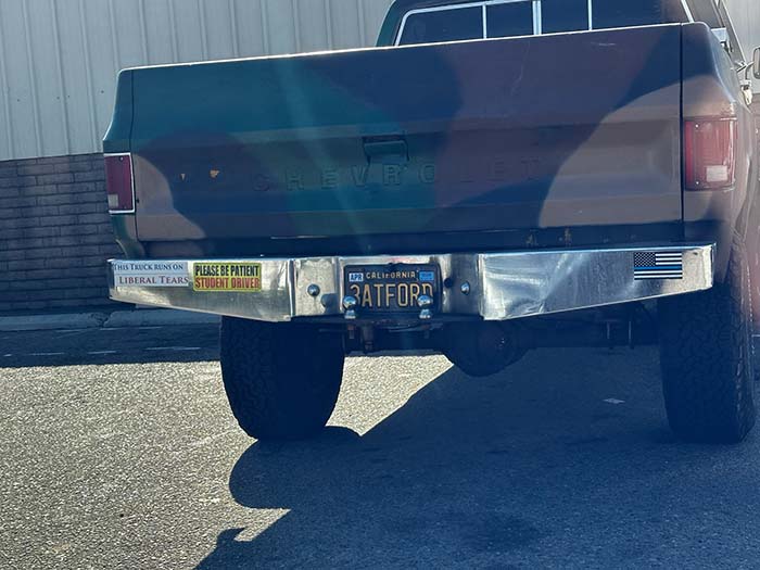 3ATFORD vanity license plate meaning Eat Ford