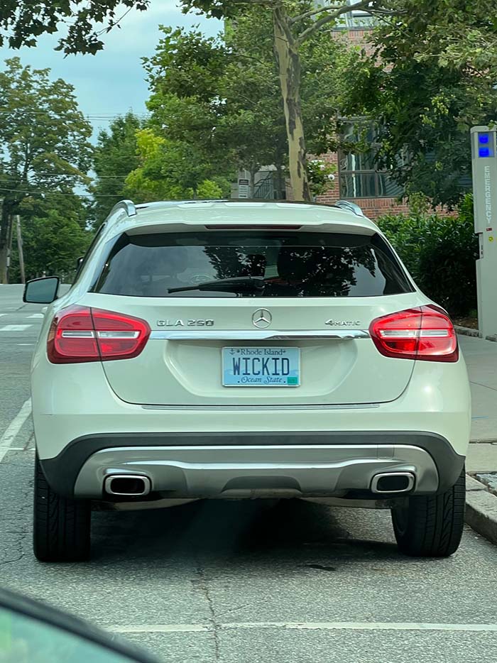 WICKID vanity license plate