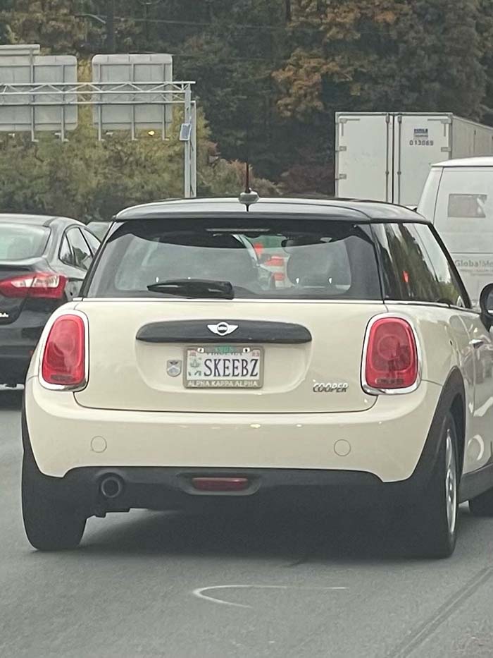 SKEEBZ vanity license plate