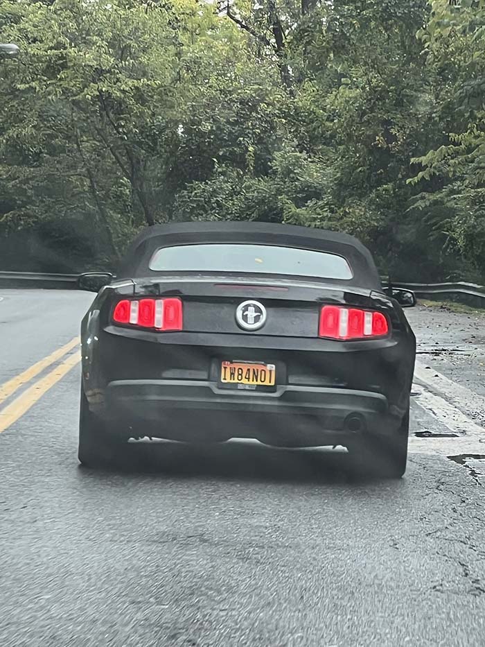 IW84NO1 vanity license plate
