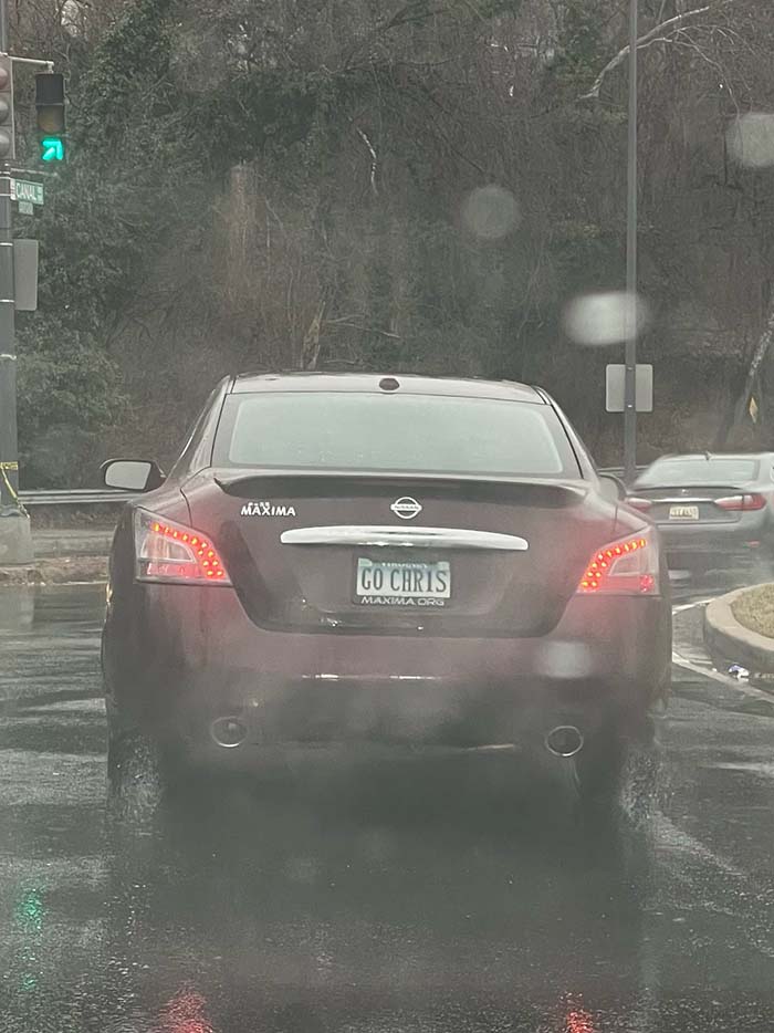 GOCHRIS vanity license plate