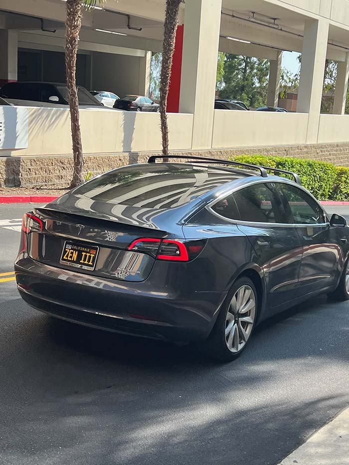ZENIII vanity license plate meaning Zen 3