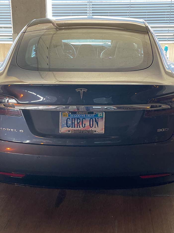 CHRGON vanity license plate