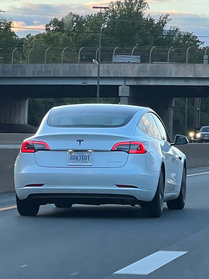 HOM3BOY vanity license plate