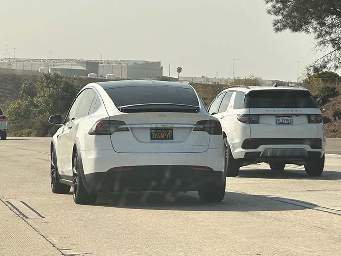 DYSAPYR vanity license plate meaning Disappear
