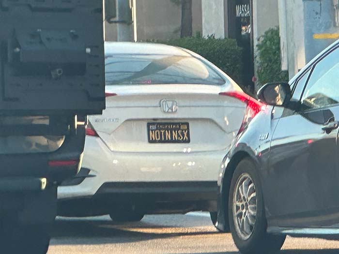 NOTNNSX vanity license plate