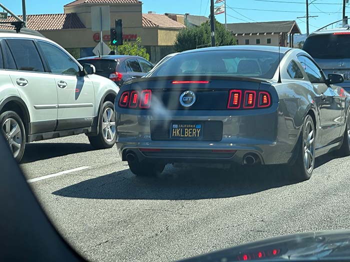 KHLBERY vanity license plate