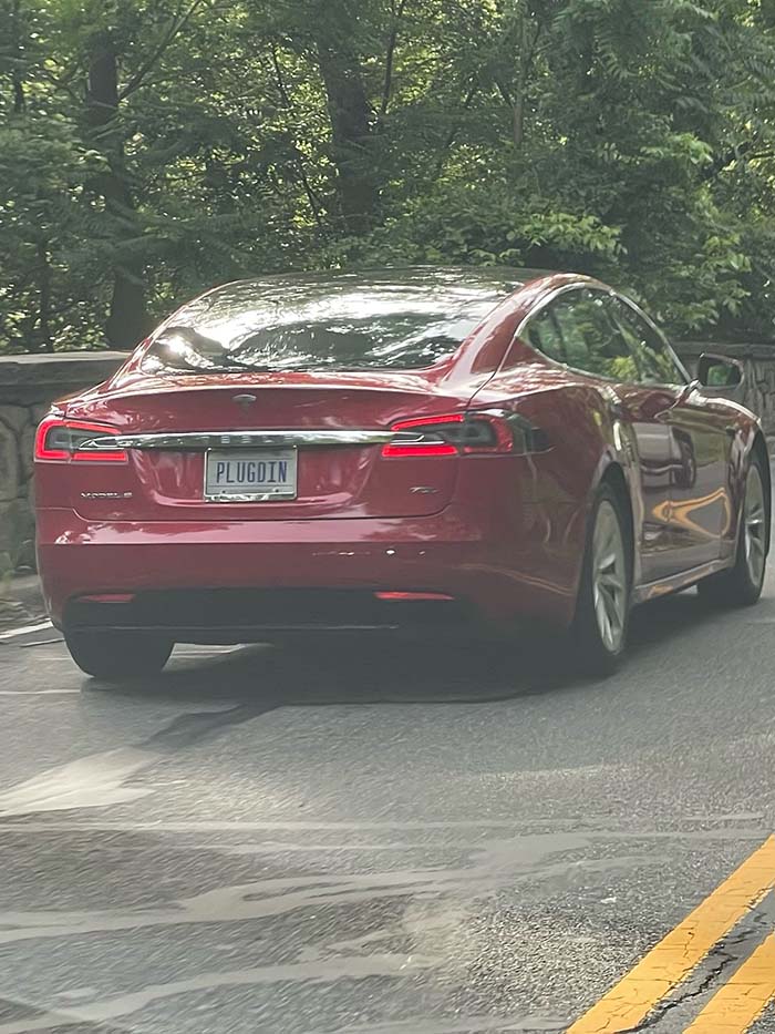PLUGDIN vanity license plate