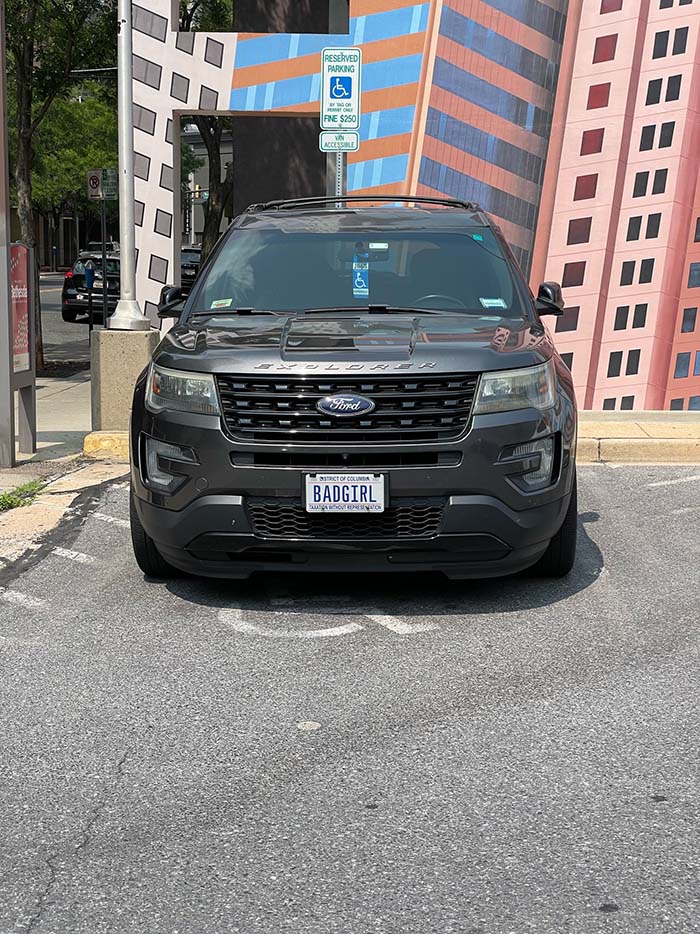BADGIRL vanity license plate